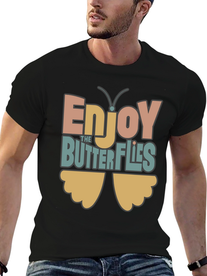 Camiseta Enjoy the Butterflies para Hombre
