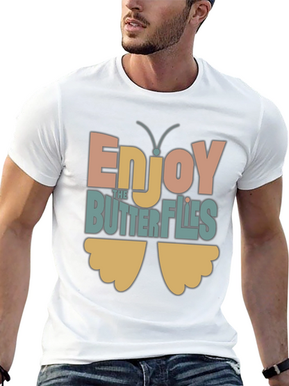 Camiseta Enjoy the Butterflies para Hombre