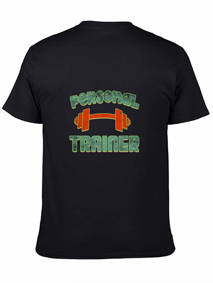 Camiseta Hombre Negra Personal Trainer Gym
