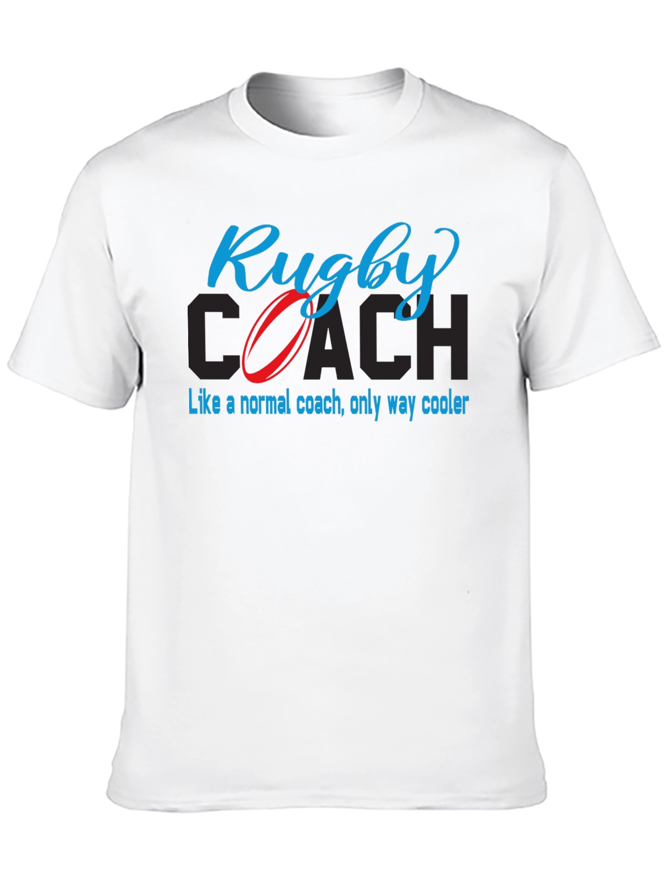 Camiseta Negra Rugby Coach - Estilo Único