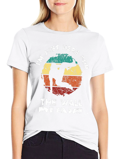 Camiseta Aquí por la escalada