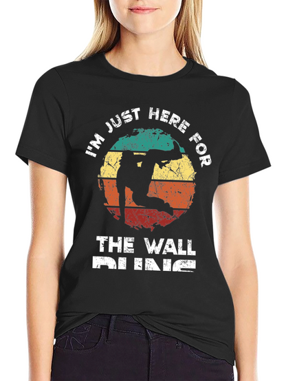 Camiseta Aquí por la escalada