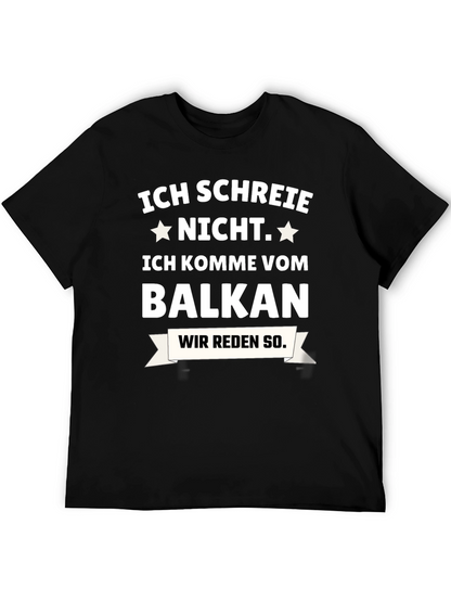 Camiseta Negra: ¡No Grito Soy del Balkan!