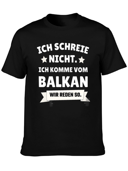 Camiseta Negra: ¡No Grito Soy del Balkan!