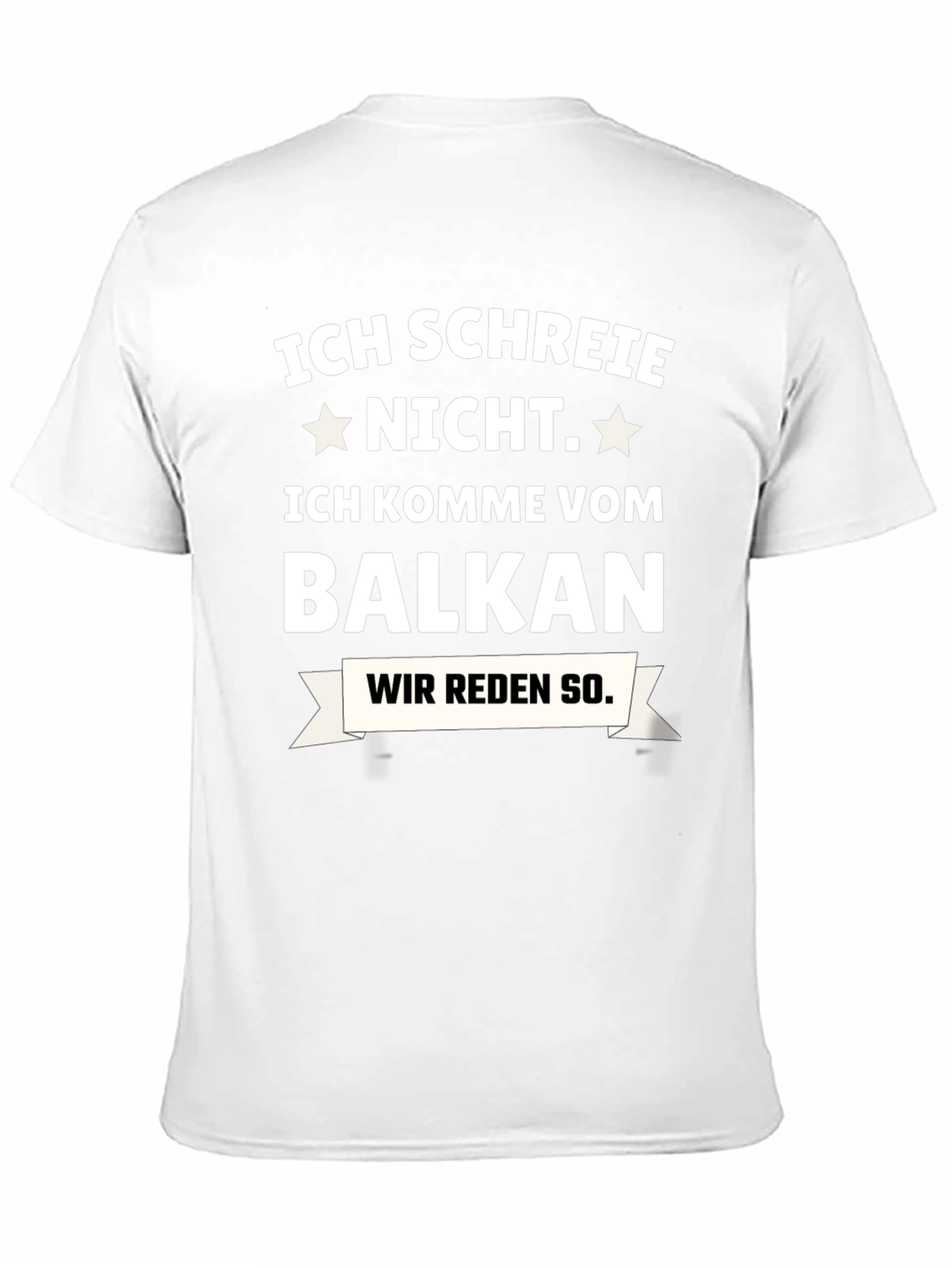 Camiseta Negra: ¡No Grito Soy del Balkan!