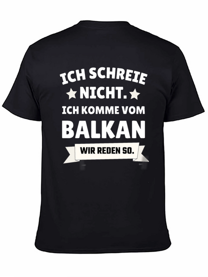 Camiseta Negra: ¡No Grito Soy del Balkan!