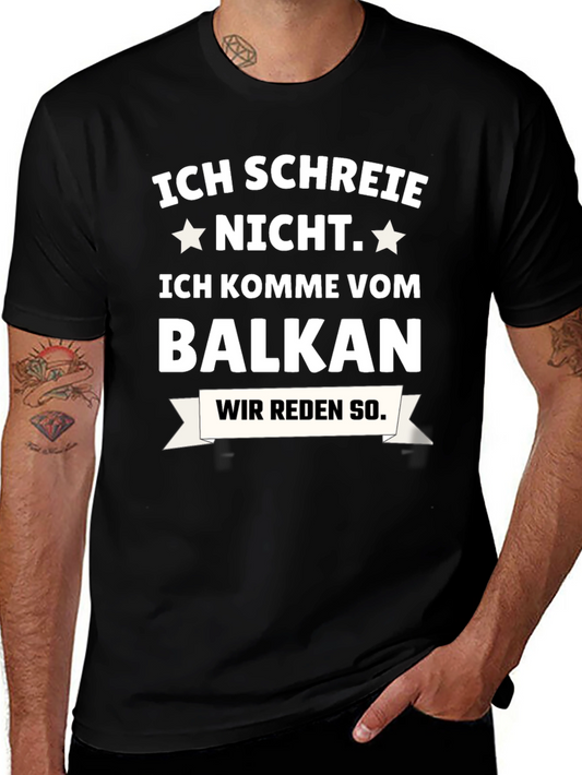 Camiseta Negra: ¡No Grito Soy del Balkan!
