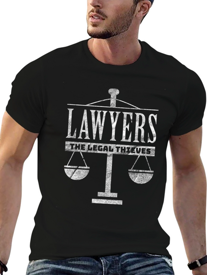 Camiseta Negra Abogados: Los Ladrones Legales