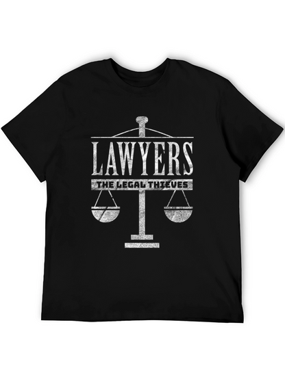 Camiseta Negra Abogados: Los Ladrones Legales