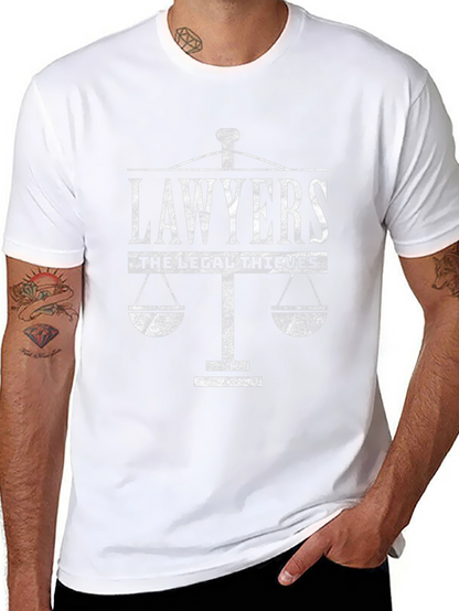 Camiseta Negra Abogados: Los Ladrones Legales