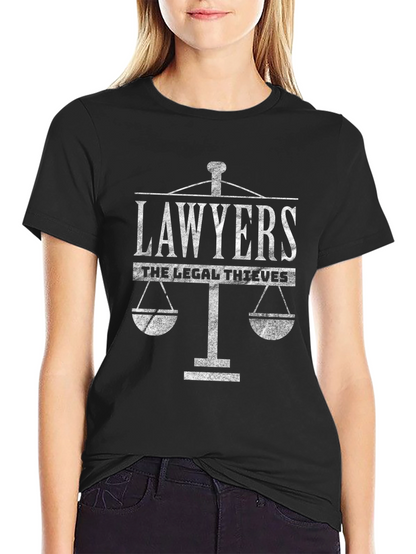 Camiseta Negra Abogados: Los Ladrones Legales