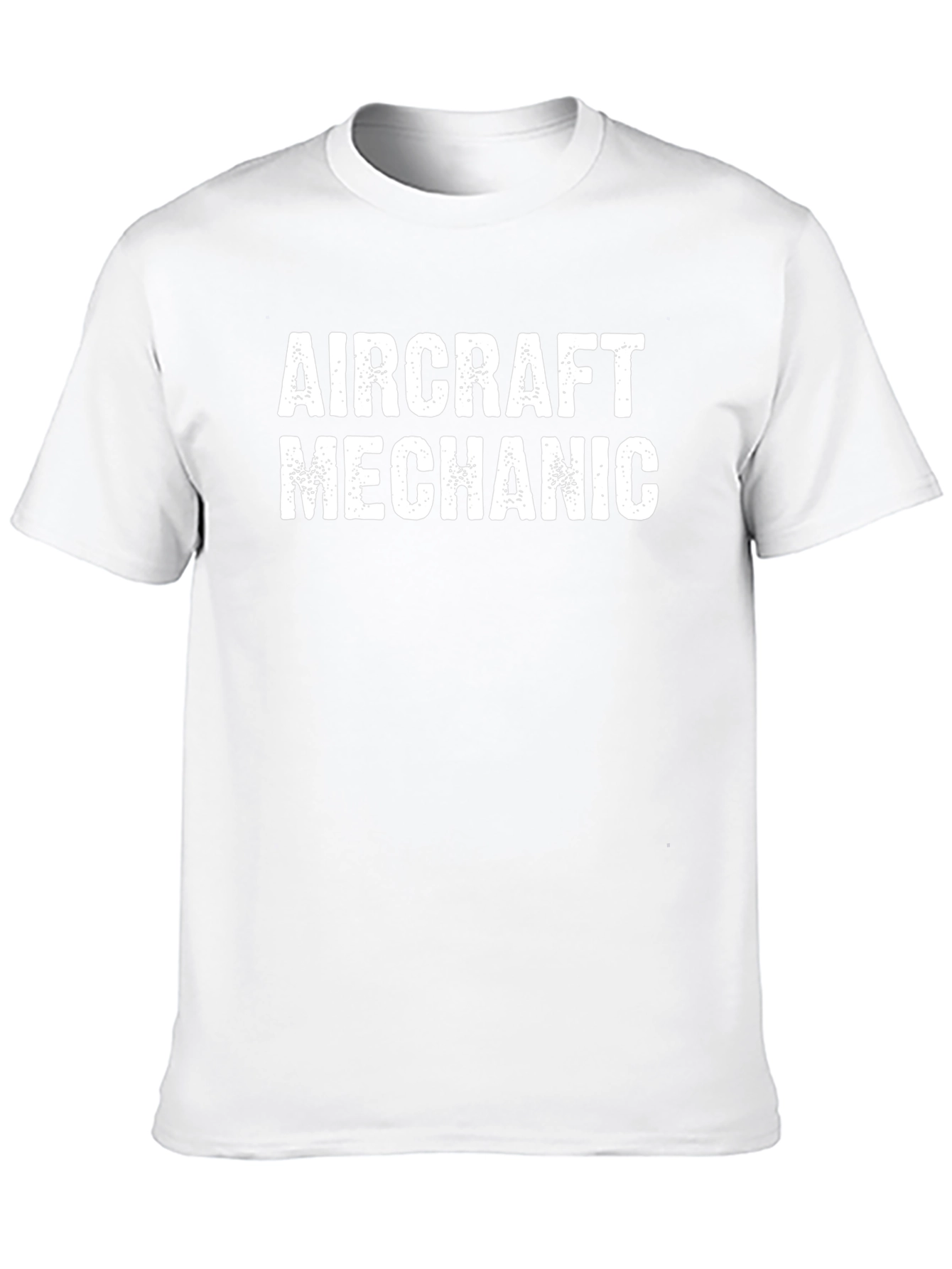 Camiseta Negra Aircraft Mechanic para Hombre