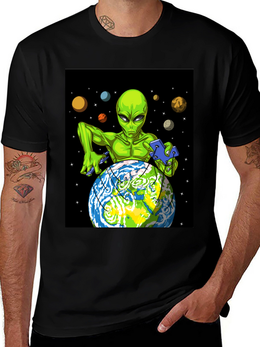 Camiseta Alienígena Dominando la Tierra