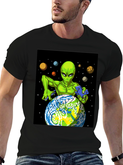 Camiseta Alienígena Dominando la Tierra
