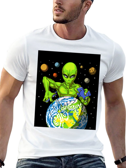 Camiseta Alienígena Dominando la Tierra