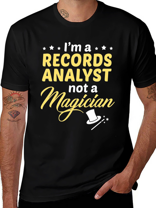 Camiseta Negra: Analista de Datos No Mago