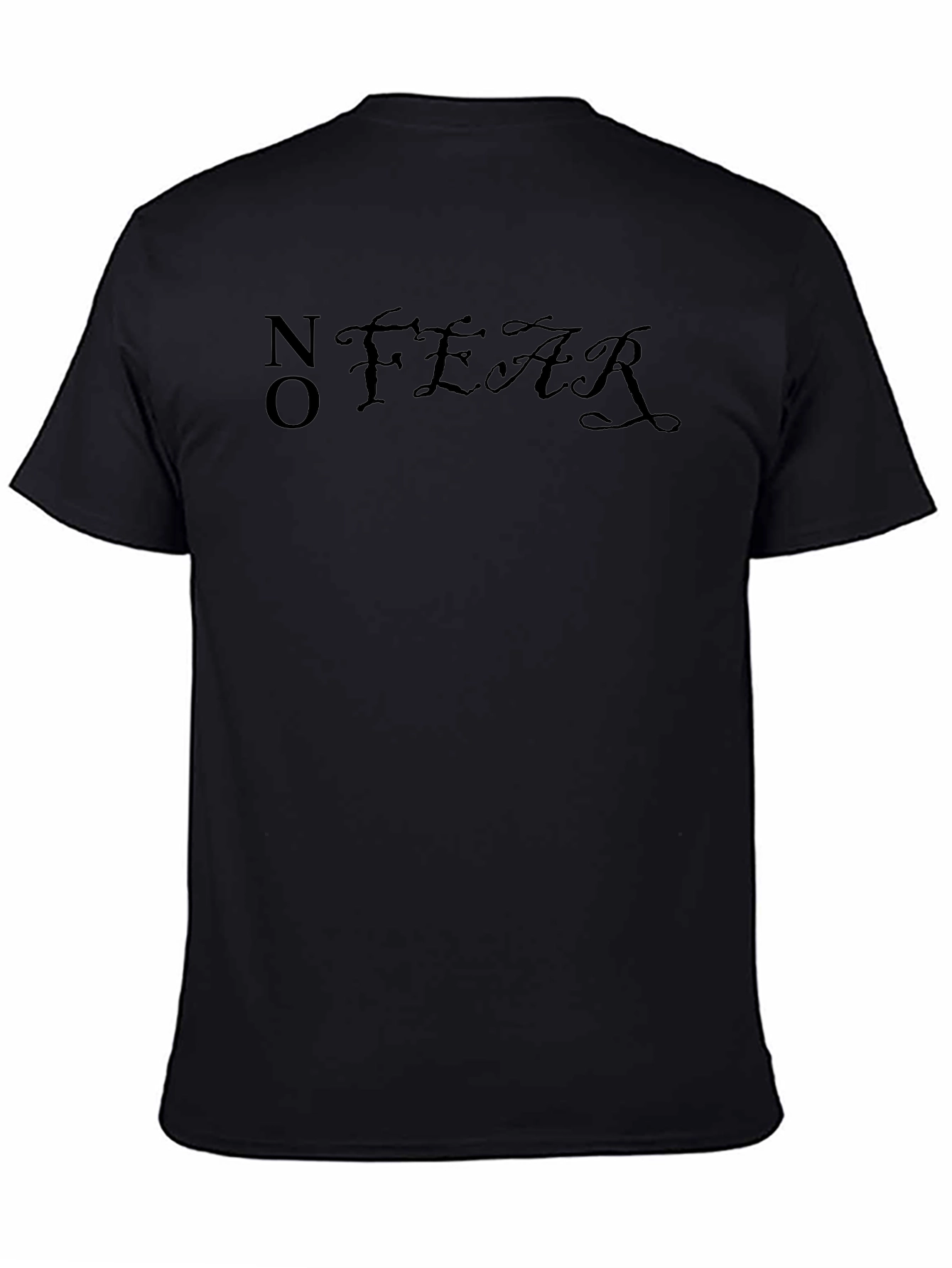Camiseta Negra Sin Miedo
