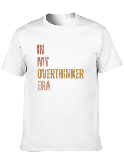 Camiseta Negra In My Overthinker Era Unisex