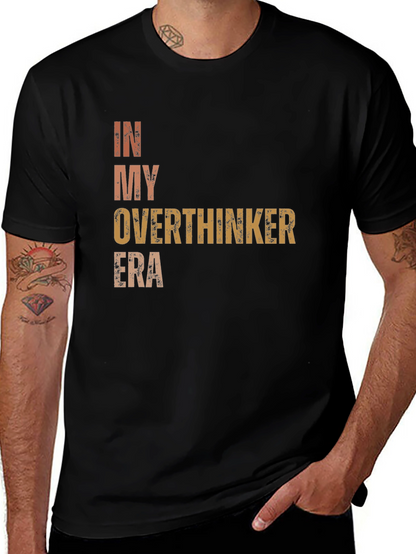 Camiseta Negra In My Overthinker Era Unisex