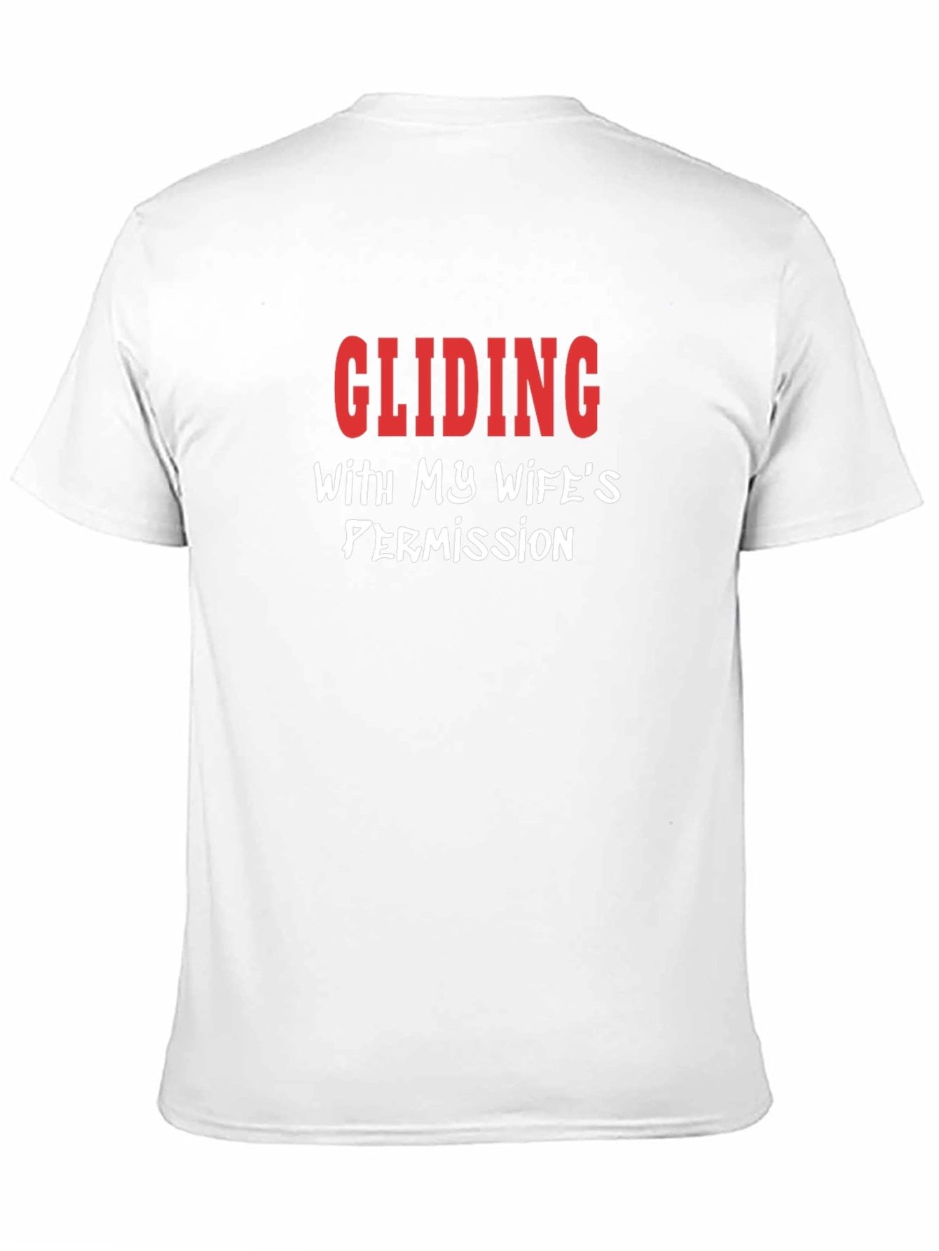 Camiseta Hombre - Deslizándose con permiso de mi esposa