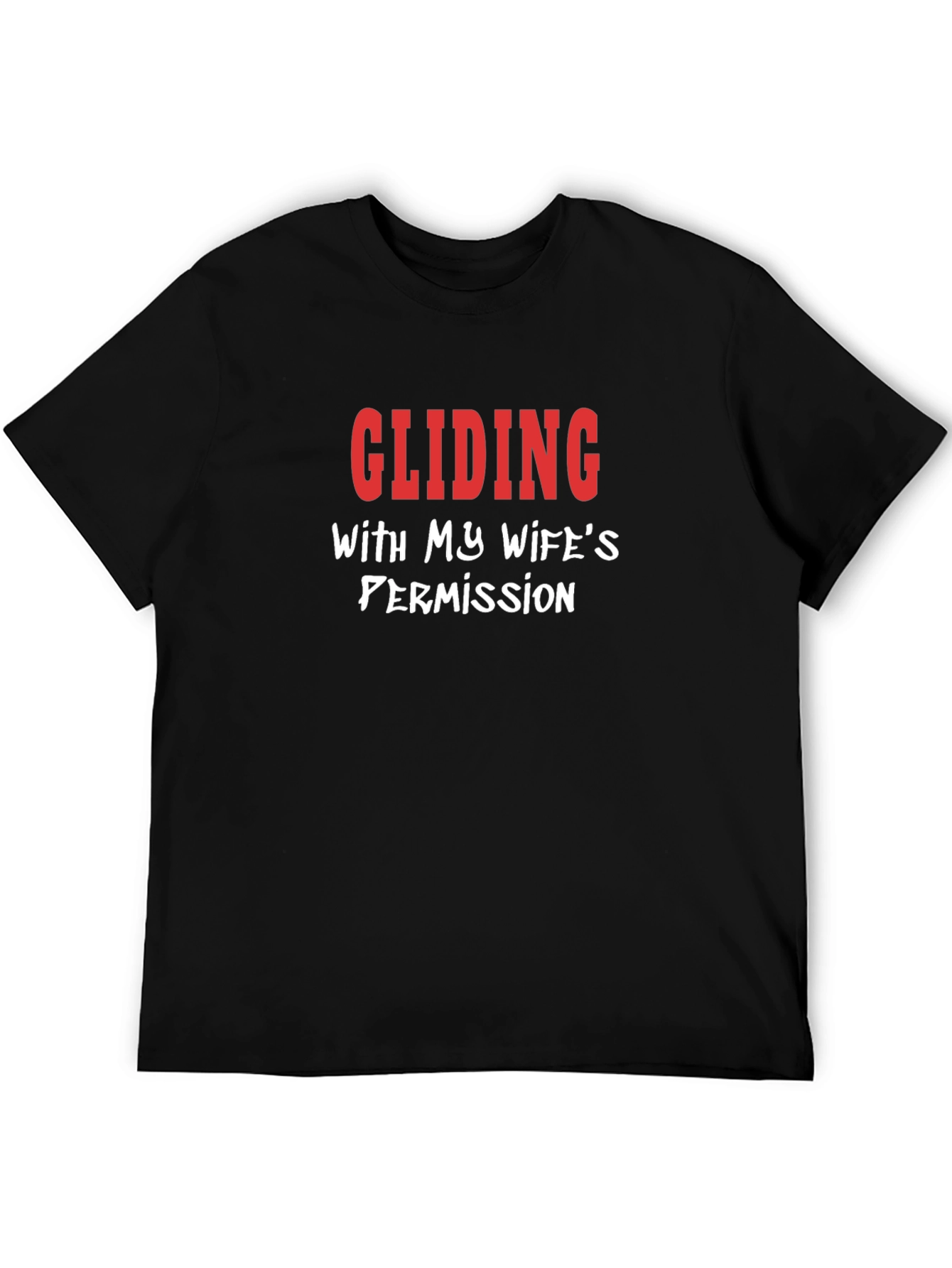 Camiseta Hombre - Deslizándose con permiso de mi esposa