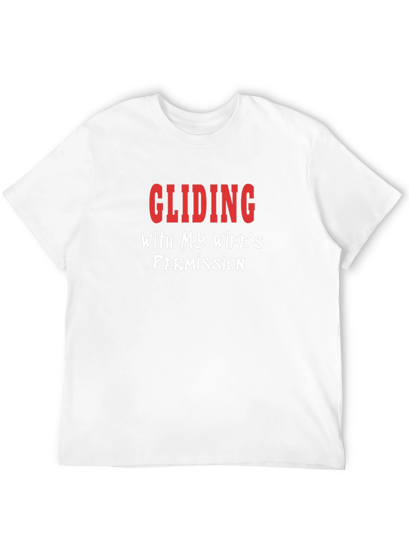 Camiseta Hombre - Deslizándose con permiso de mi esposa