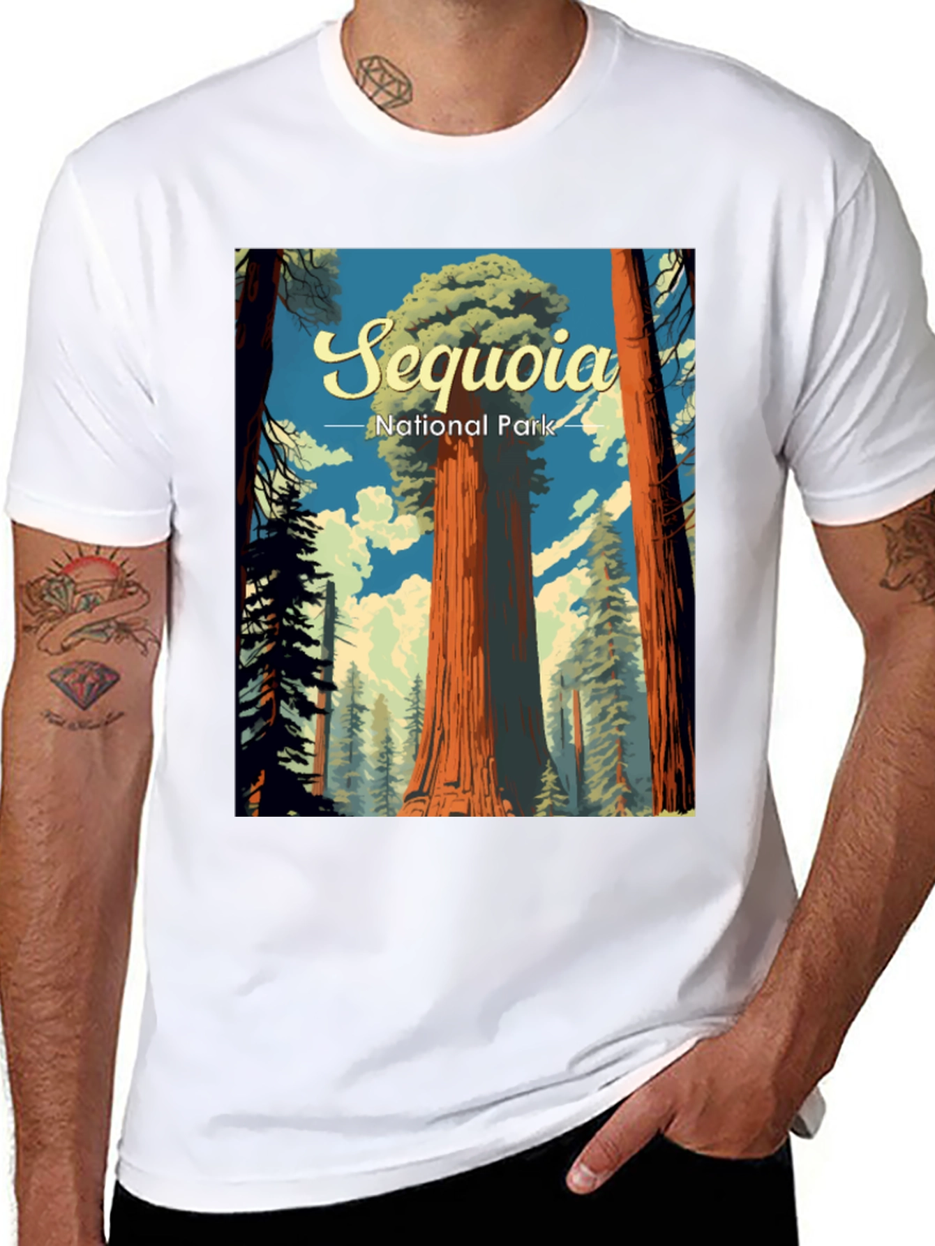Camiseta Unisex Parque Nacional Sequoia