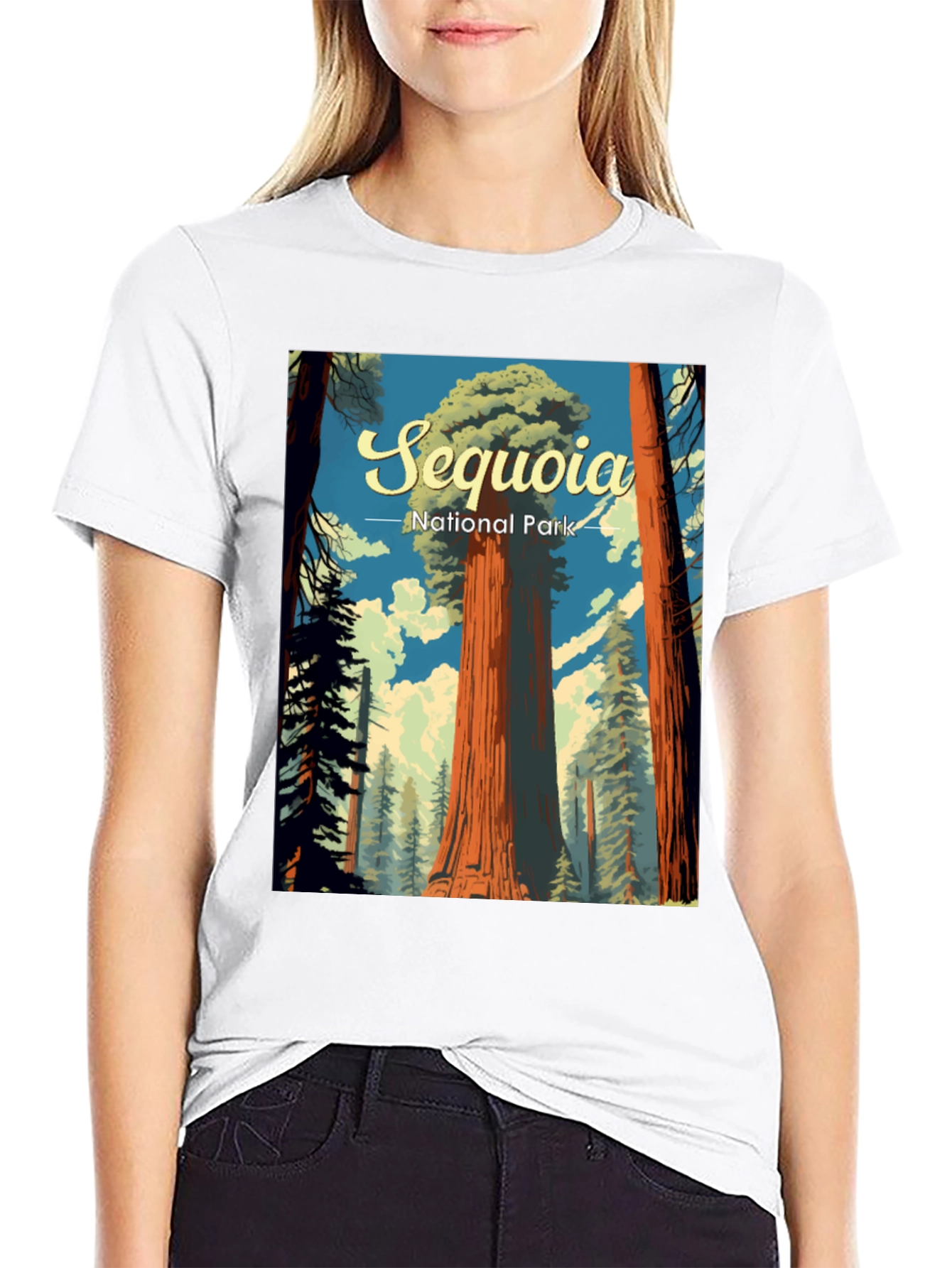Camiseta Unisex Parque Nacional Sequoia
