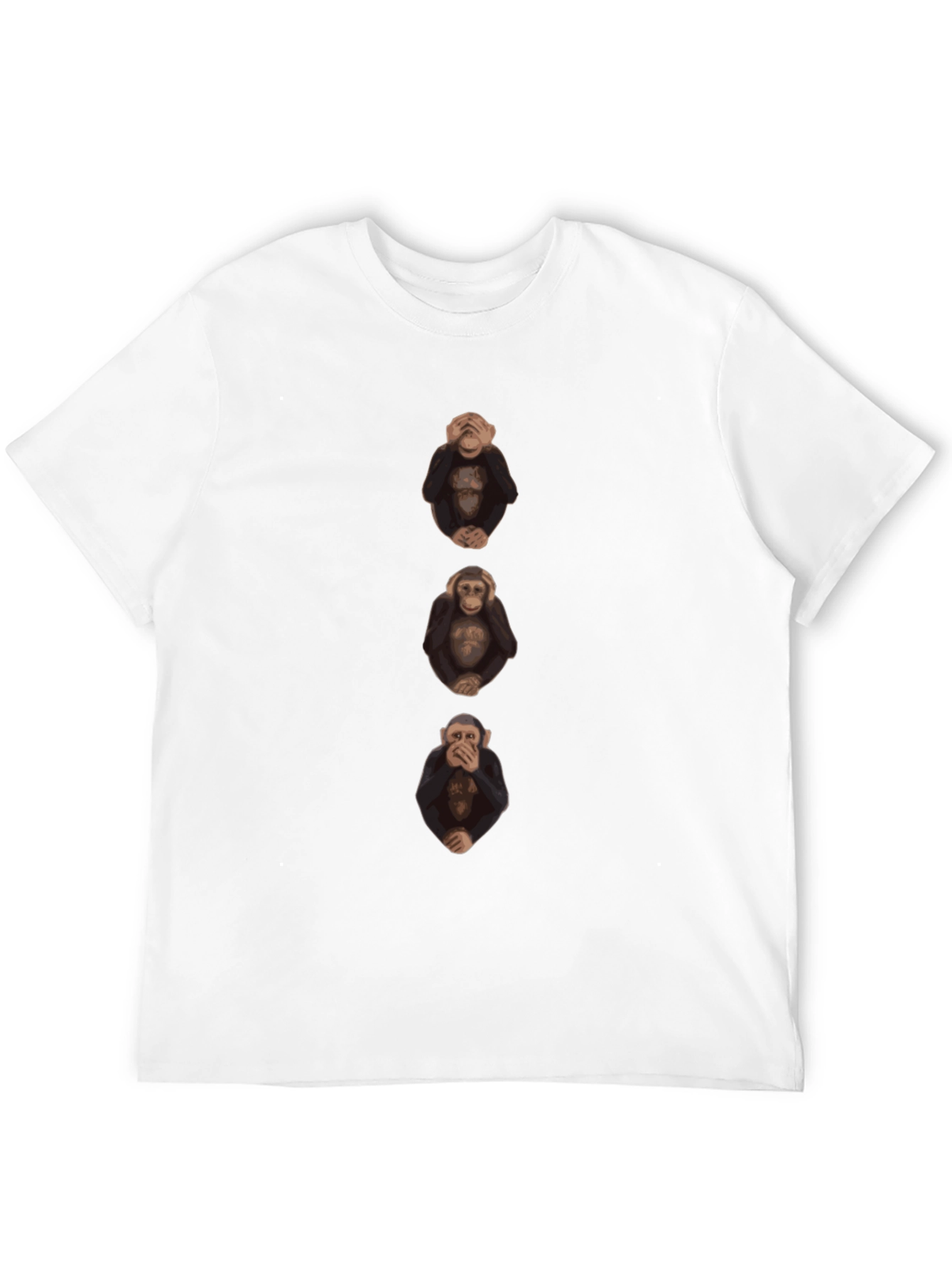 Camiseta Hombre Monos Sabios