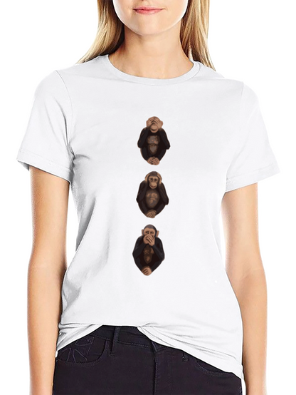 Camiseta Hombre Monos Sabios