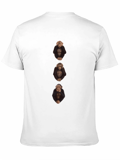 Camiseta Hombre Monos Sabios