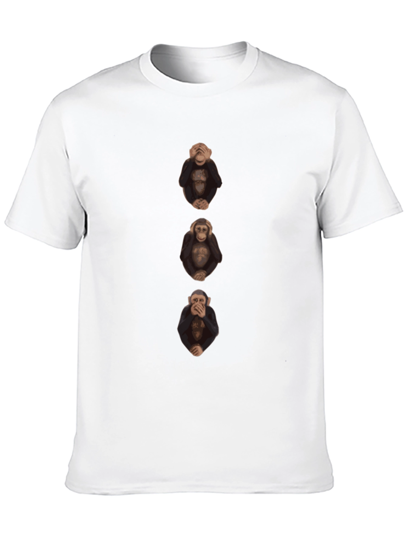 Camiseta Hombre Monos Sabios
