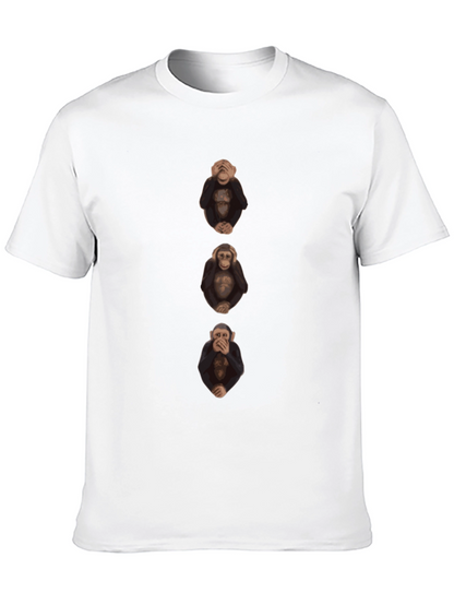 Camiseta Hombre Monos Sabios