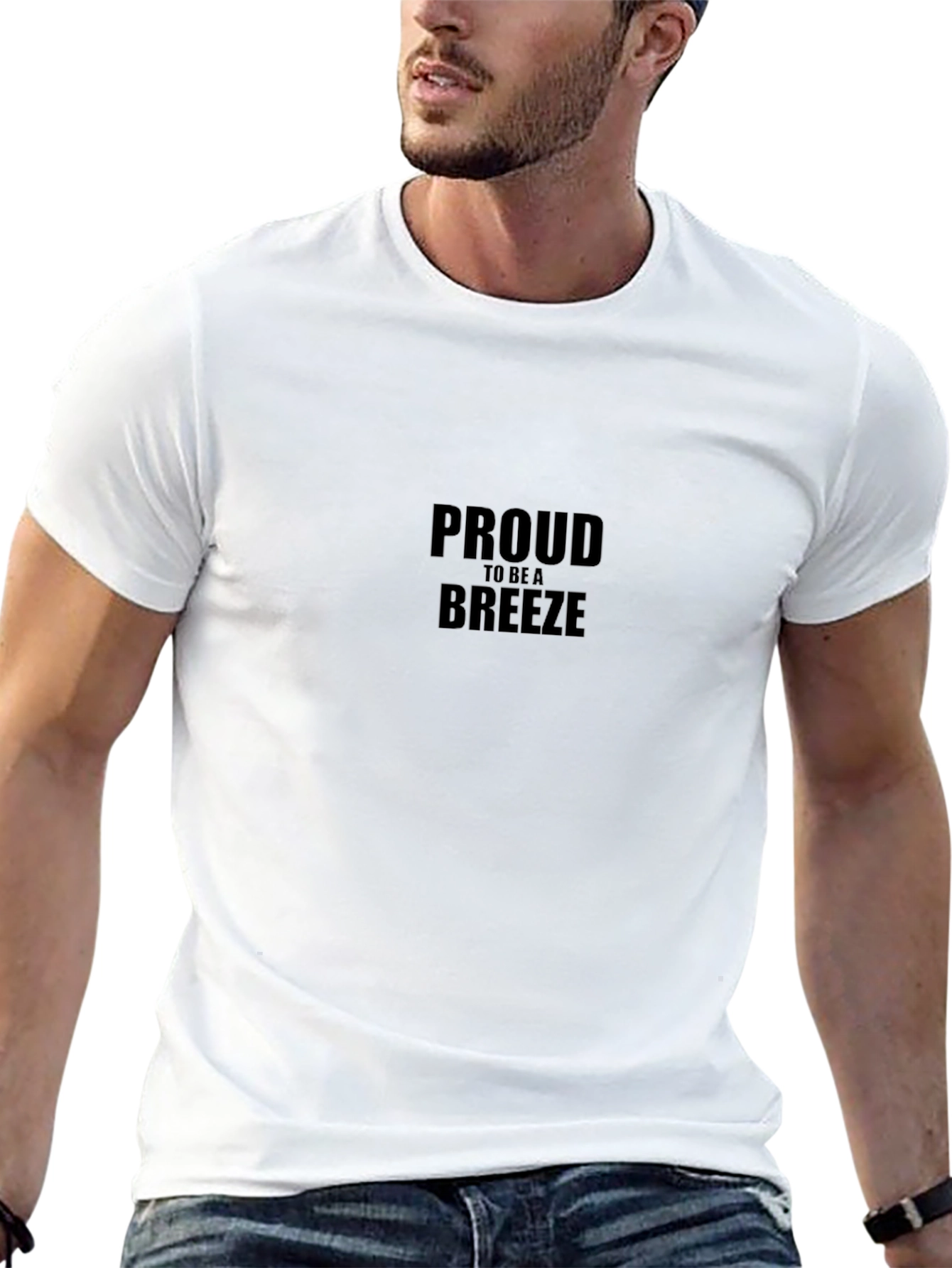 Camiseta Negra: Orgulloso de Ser Una Brisa