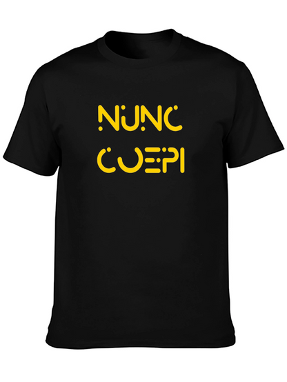 Camiseta Negra NUNC CUEPI Diseño Original
