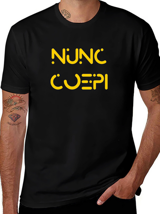 Camiseta Negra NUNC CUEPI Diseño Original
