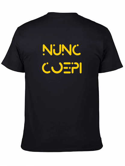 Camiseta Negra NUNC CUEPI Diseño Original