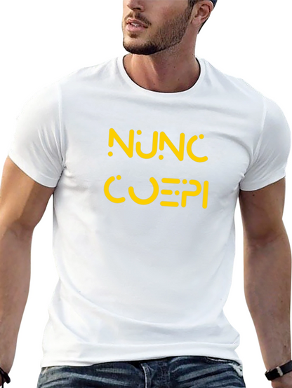 Camiseta Negra NUNC CUEPI Diseño Original