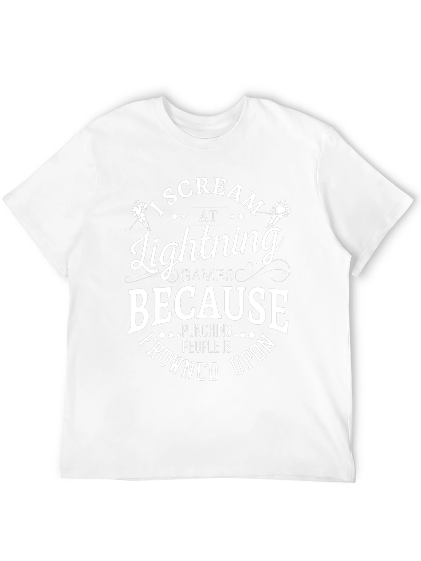 Camiseta I Scream At Lightning Games