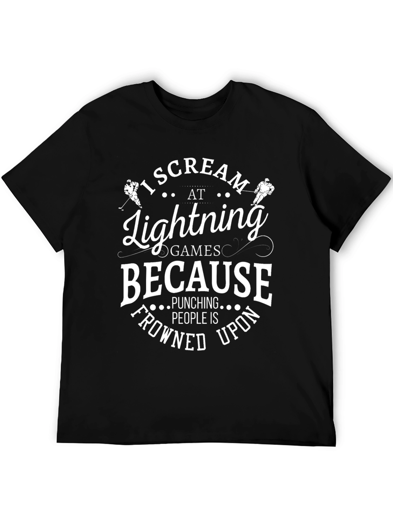 Camiseta I Scream At Lightning Games