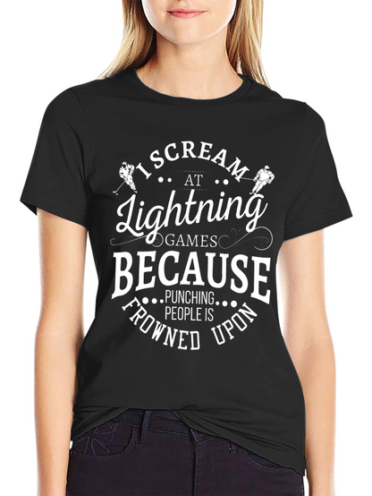 Camiseta I Scream At Lightning Games