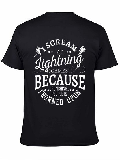 Camiseta I Scream At Lightning Games