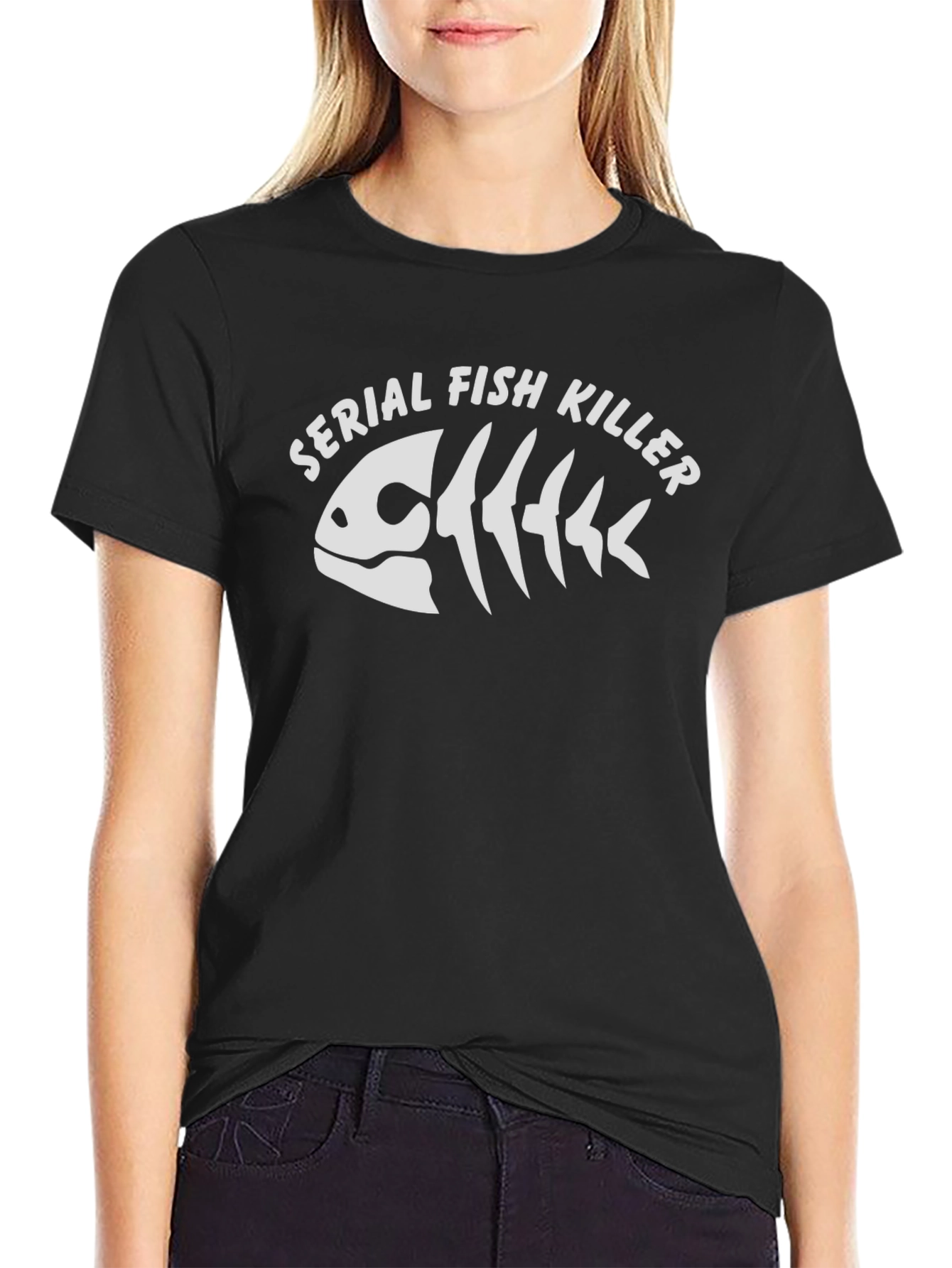 Camiseta Negra Serial Fish Killer