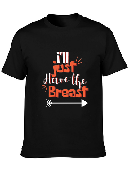 Camiseta Negra: Solo Quiero la Pechuga