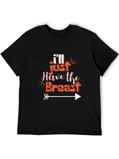 Camiseta Negra: Solo Quiero la Pechuga