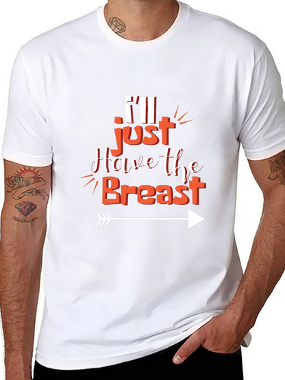 Camiseta Negra: Solo Quiero la Pechuga