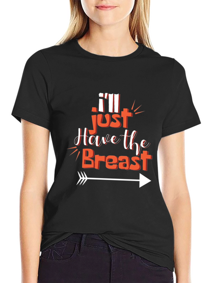 Camiseta Negra: Solo Quiero la Pechuga