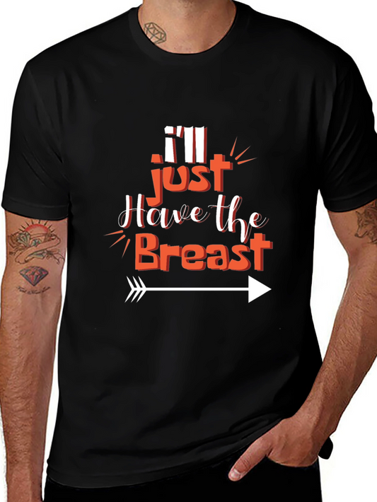 Camiseta Negra: Solo Quiero la Pechuga