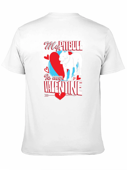 Camiseta Mi Pitbull es mi Valentín