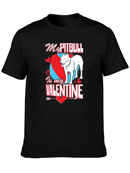 Camiseta Mi Pitbull es mi Valentín